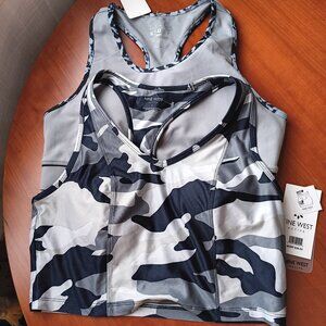 NWT Camouflage Sports Bras Size L and XL (2)
